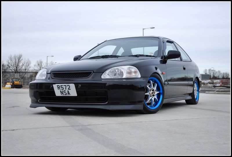 Black Ek Coupe On Volks From Scotland. - Honda-tech - Honda Forum 