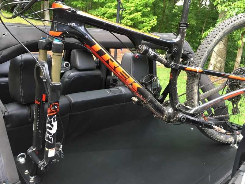 Cheap bike mount if Jeep Wrangler Forum