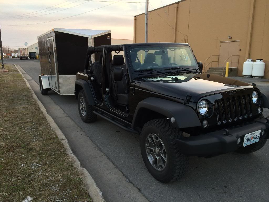 Towing Enclosed 7x12 Trailer - Jeep Wrangler Forum