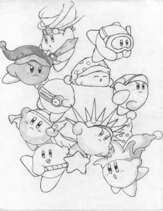 Kirby Coloring Pages on Kirby   Kirby  Nightmare In Dreamland        04