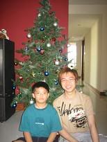 With nephew, Daniel ...