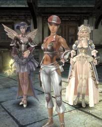 Basic costumes without any armour on