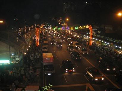 The Busy Street of Geylang Serai