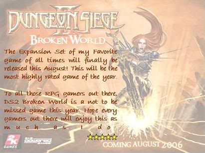 Dungeon Siege II, Broken World