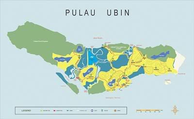 Map of Pulau Ubin