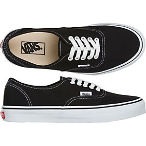 Black Canvas Vans