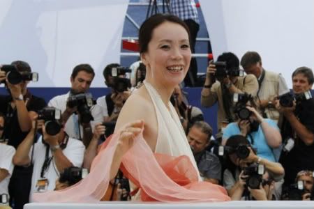 A realizadora Naomi Kawase, ou a presença do kimono em Cannes