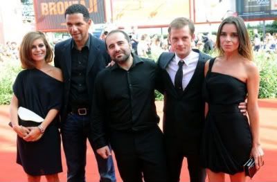 Marina Fois, Roschdy Zem, o realizador Antony Cordier, Nicolas Dechauvelle e Elodie Bouchez
