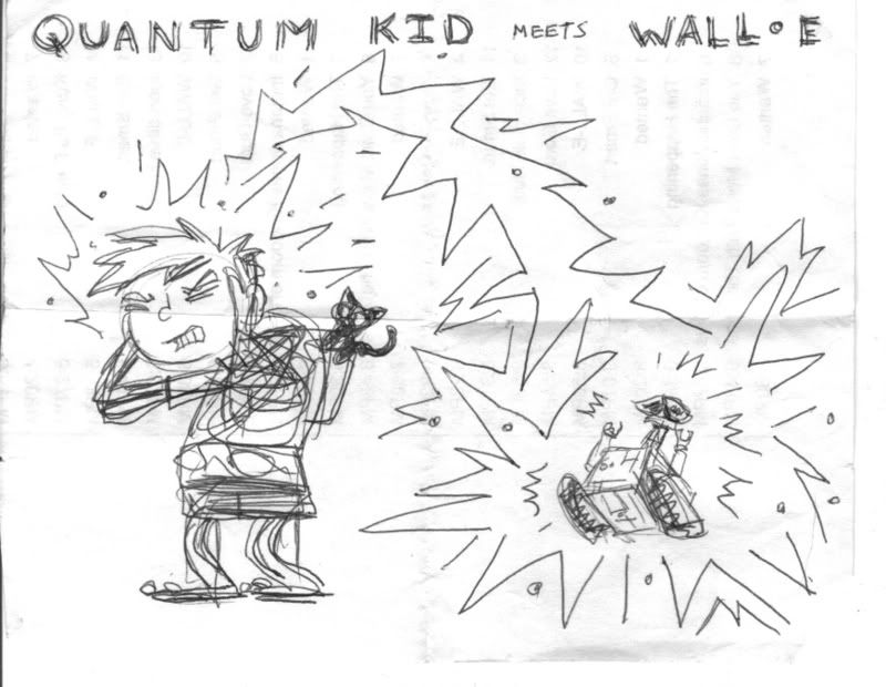 Quantum Kid meets Wall-E