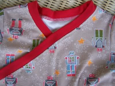 "Mr. Roboto" Cross Front T-Shirt 12-24 months *second quality*