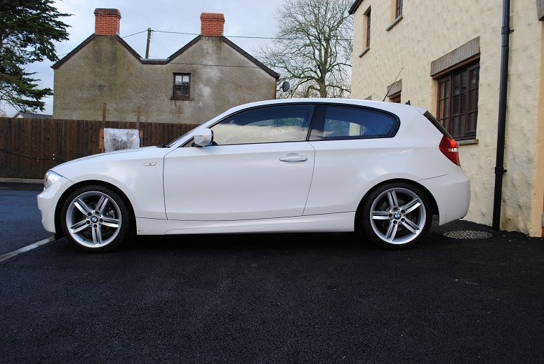 Bmw 118d m sport coupe white #3