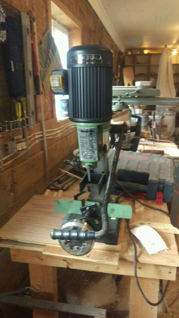 General International 75050MI mortiser SOLD Canadian Woodworking