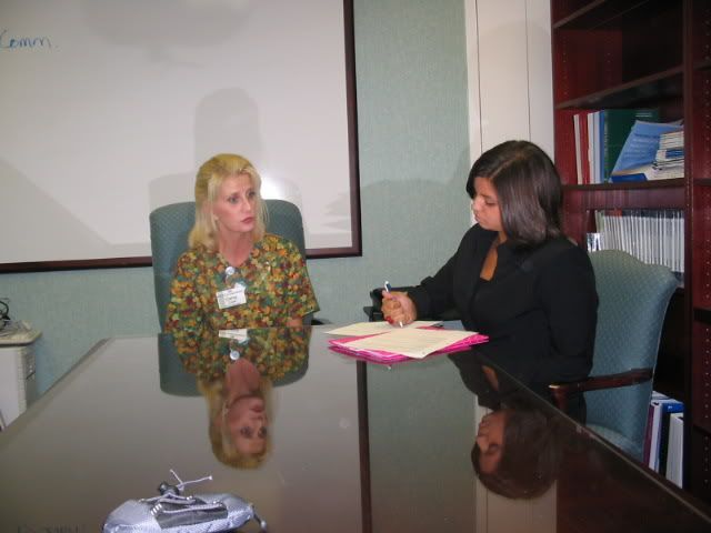 Interview @ an oncology office