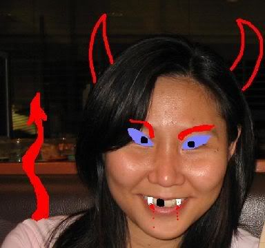 My paint skills not bad hor? kekeke PS la i not graduate to use photoshop yet =( hehehe