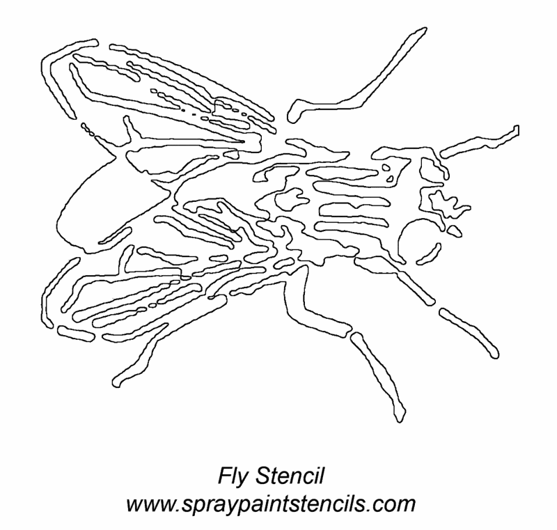Fly Stencil