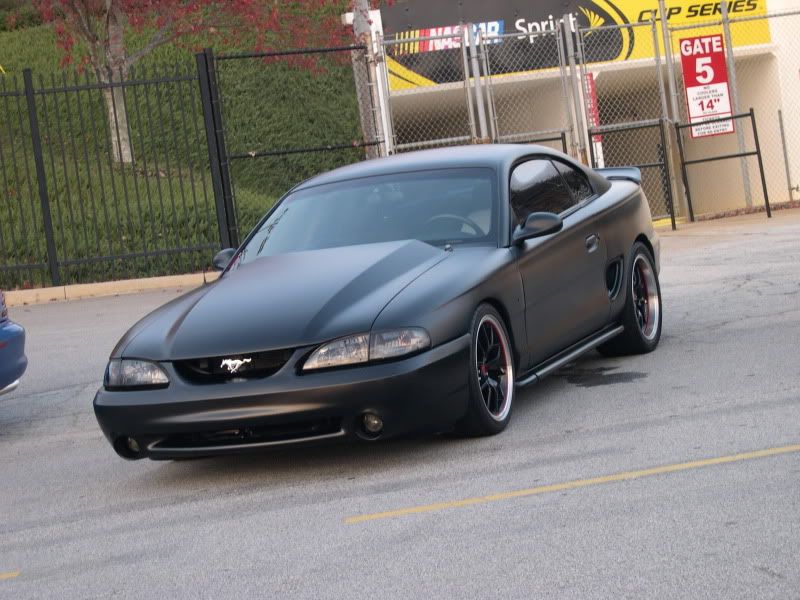 Lets see some flat black mustangs Page 3 Ford Mustang Forums 