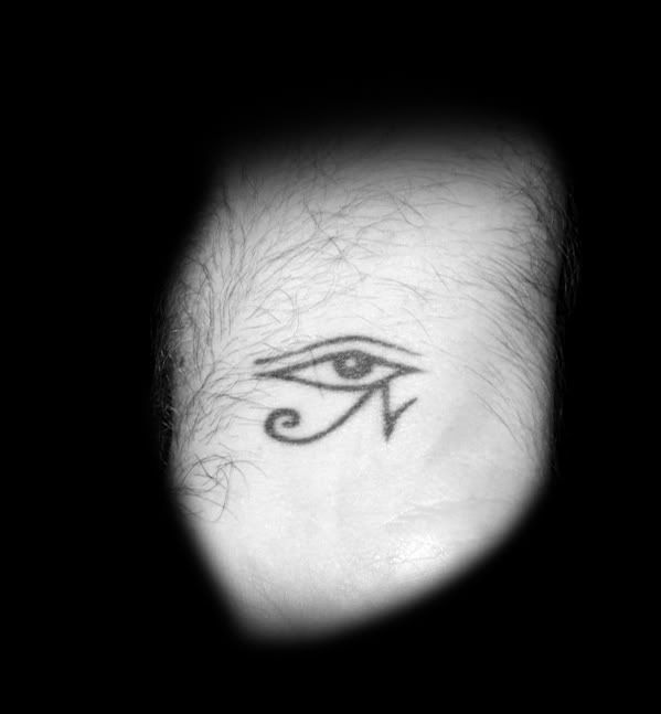 eye of horus tribal. Eye of Horus - on my right