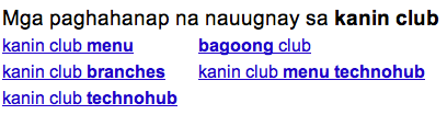 kanin club keywords