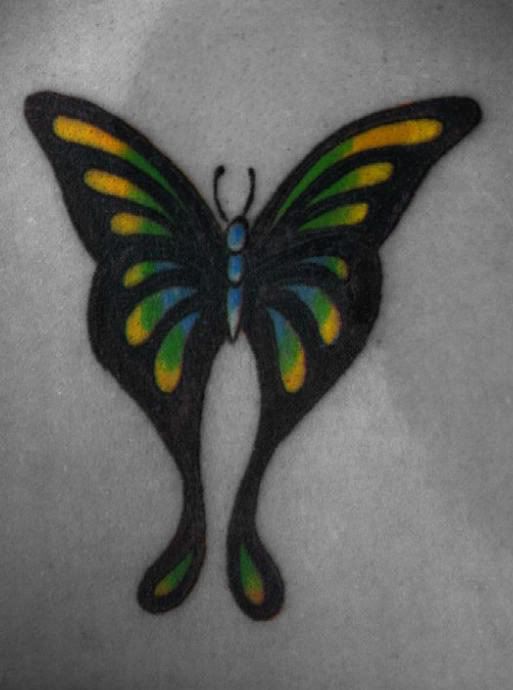 rebel butterfly tattoos kids name tattoo