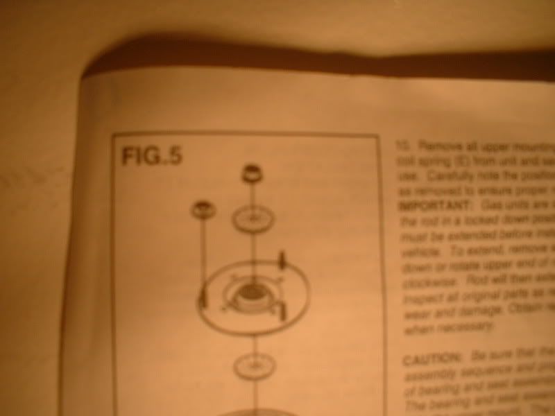 Strut Assembly Washer Orientation Taurus Car Club of America Ford
