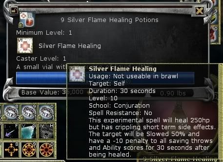 Silverflame Healing Potion