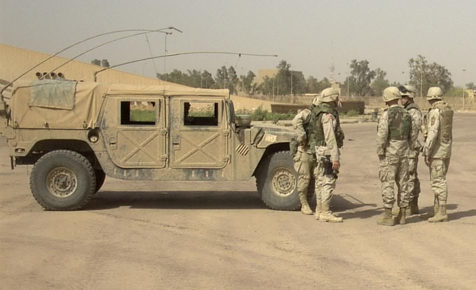 unarmored Humvee from Operation Truth blog