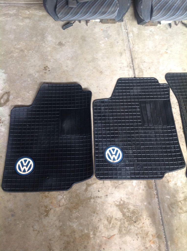 Vwvortex.com - Fs: Blue And White Vw Logo Floor Mats