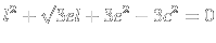 $ l^2+\sqrt{3}el+3e^2-3c^2=0$