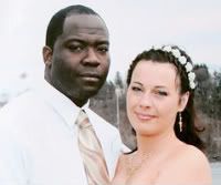 Deon Taylor with fiancee