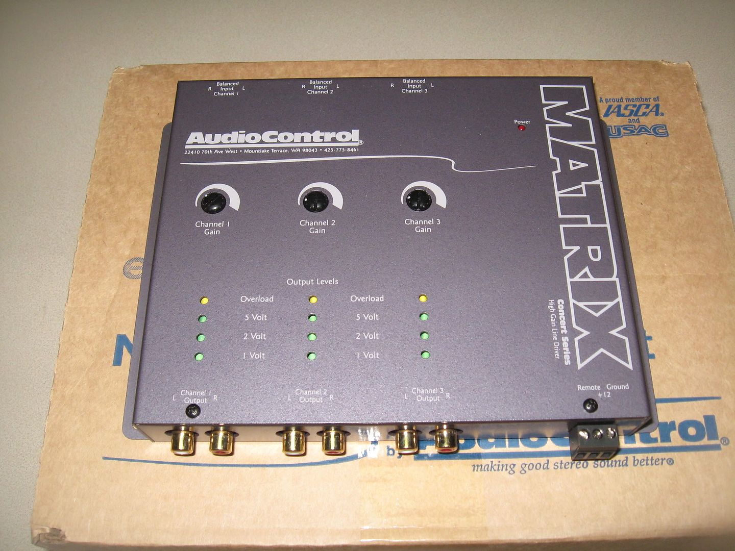 Audiocontrol Matrix 6channel line driver. Car