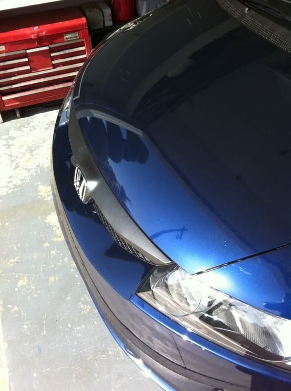just plasti dipped my front chrome grill ]] 8th Generation Honda