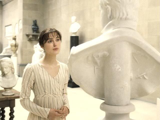 Lizzie staring at Darcy's sexy bust D Yes I darcy he is