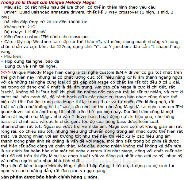 Tai nghe Custom. Hàng cao cấp dành cho Pro-Audiophiles và giới Nghệ Sĩ Âm Nhạc - 2