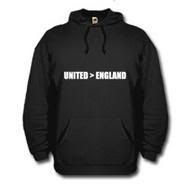 United Better Than England hoodie
