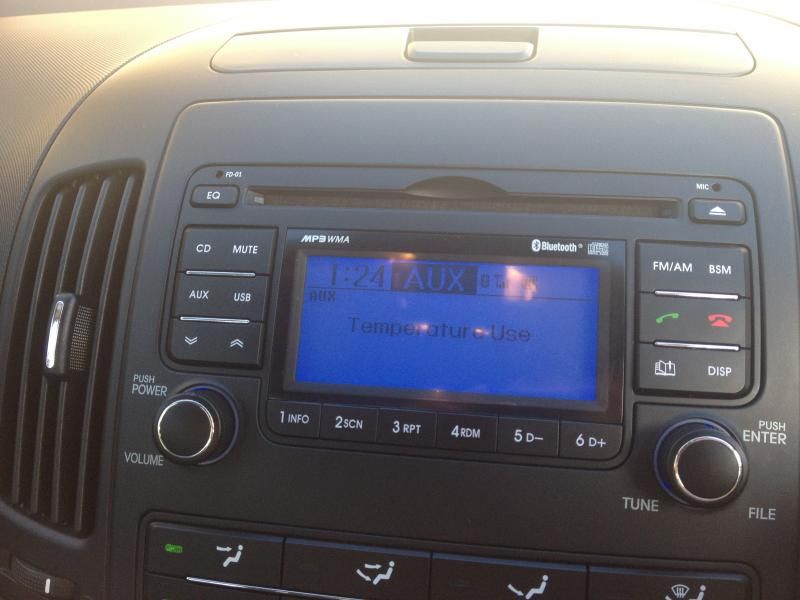Hyundai i30 radio security code
