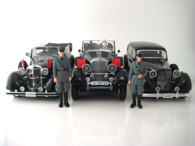 1938 Mercedes Benz G4 Cabrio By Signature DX Classic Vintage Diecast 