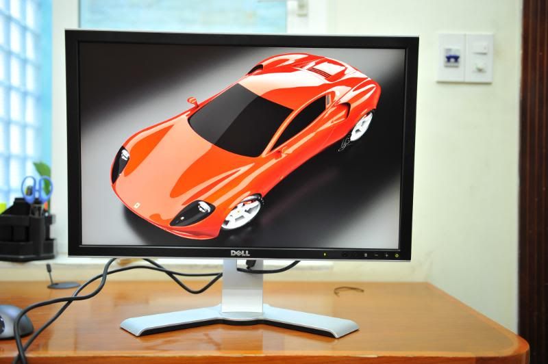 Đầu năm bán nhanh RẺ LCD Dell U2407wfp nguyên bản - đẹp - Made in Mexico date 2007 - 2