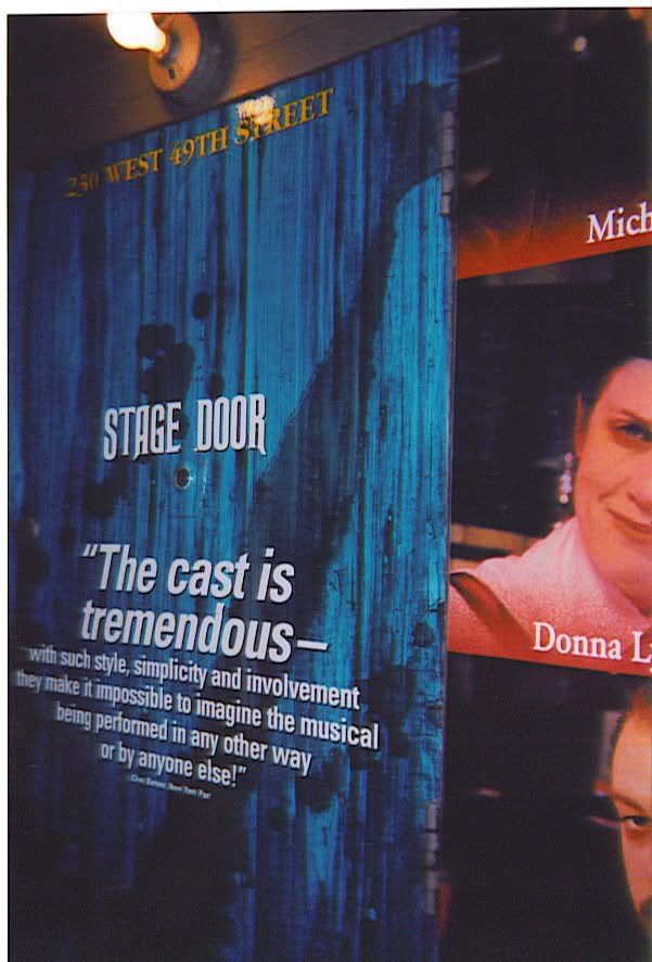 re: Sweeney stage door