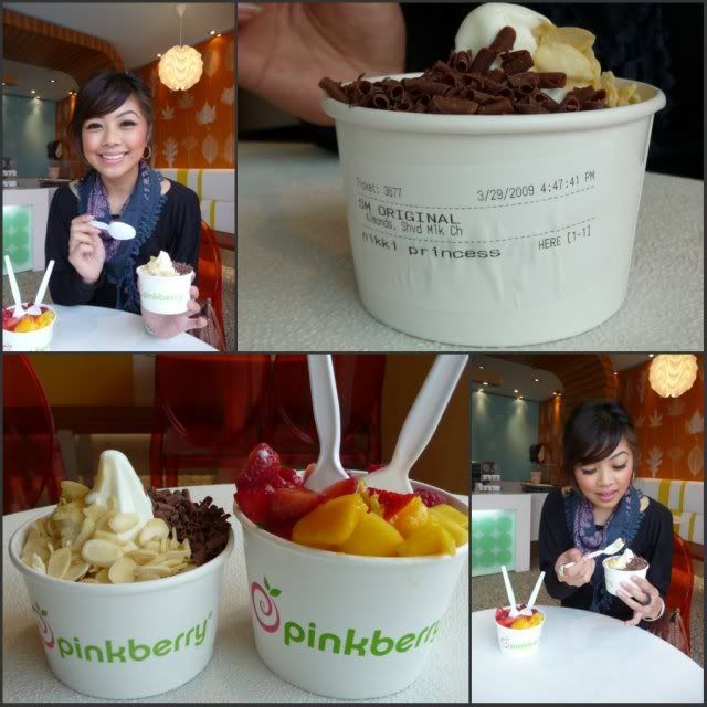 Frozen Yogurt at PinkBerry in