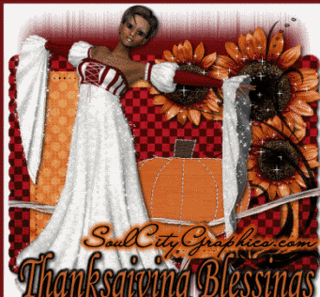 981_thanksgiving_blessings_lady_pumpkin.gif Pictures, Images and Photos