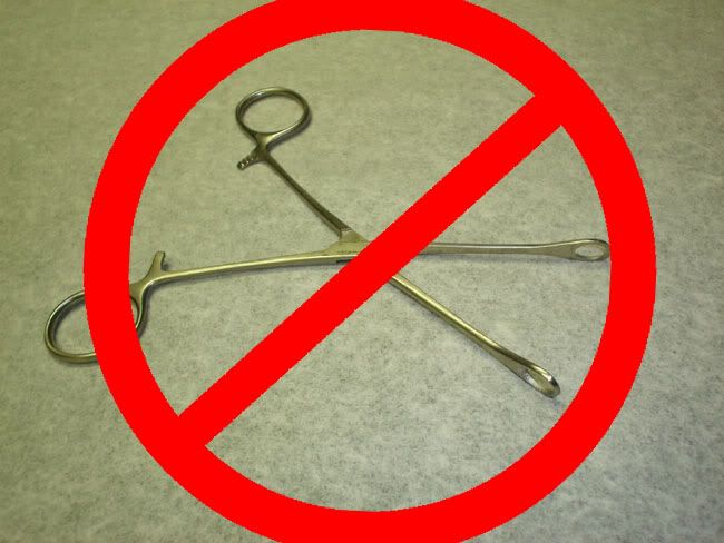 If you have any friends who have been pierced with a clamp involved, 