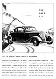 1934 Ford Car, 5 Window Coupe, Model 40, Flathead V8, Advertisement, Ad, The V8 Engine Make Quite A Difference, Image