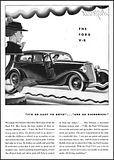 1934 Ford Car, Tudor Sedan, Model 40, Flathead V8, Advertisement, Ad, It's So Easy to Drive, Image