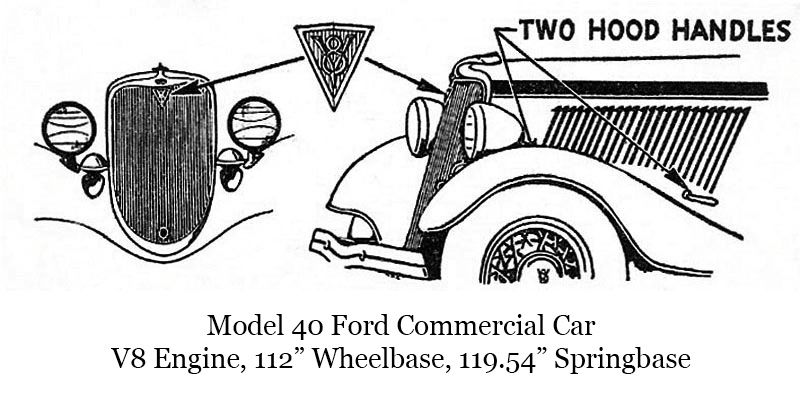 1934 Ford Commercial Car ID Image