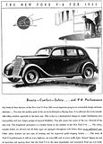 1935 Ford Car Model 48 Fordor Sedan, Five Window, Flathead V8, Advertisment, Ad, Image