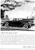 1936 Ford Model 68 Club Cabriolet, Flathead V8, Advertisment, Ad, Image