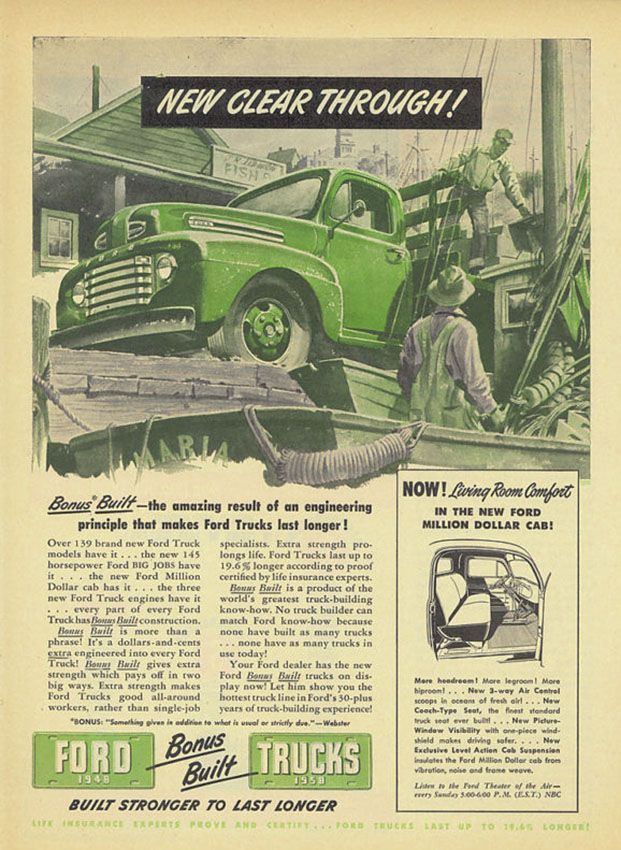 1948 Ford 1-1/2 Ton Truck, F-5, Stake Body, Flathead V8, 145HP, Image