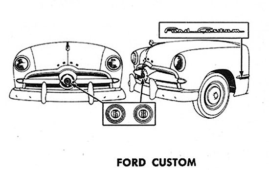 1949 Ford Commercial Car, Flathead V8, Sedan Delivery, Station Wagon, Identification,  ID Image