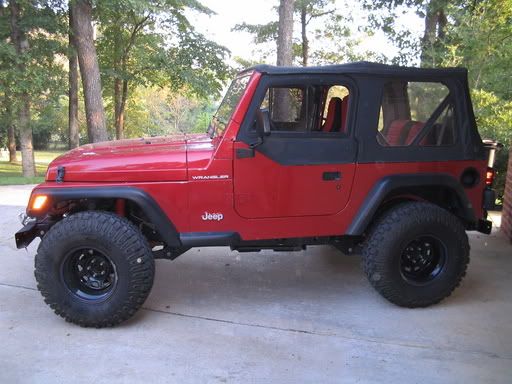 1993 Jeep wrangler body lift #4