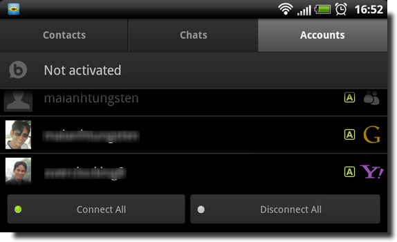Cập nhật IM+ Pro v6.2.2. Chat với nhiều tài khoản trên Android